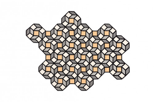 ковер parquet rhomb yellow 314x195 от gan в Калининграде