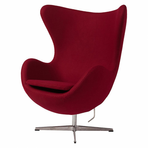 кресло egg chair бордовое в Калининграде