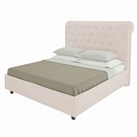кровать подростковая с мягкой спинкой 140х200 светло-бежевая sweet dreams в Калининграде
