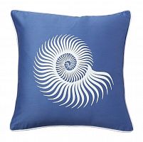 подушка с морской раковиной sea shell diamond-blue в Калининграде