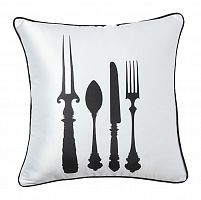 подушка со столовыми приборами tableware white в Калининграде