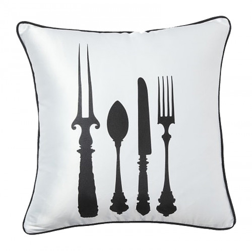 подушка со столовыми приборами tableware white в Калининграде