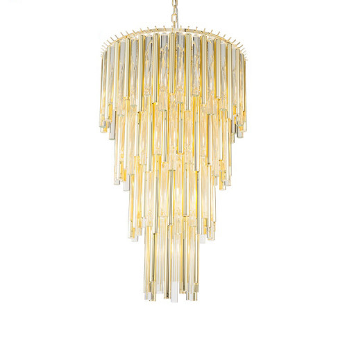 люстра gigi 13 gold от delight collection прозрачная/золото в Калининграде