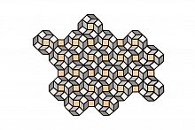 ковер parquet rhomb yellow 254x195 от gan в Калининграде