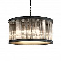 люстра essex crystal 68 черное основание, прозрачное стекло черное основание, прозрачное стекло в Калининграде