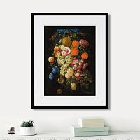 картина: a festoon of fruit hanging from a blue ribbon, 1671г. в Калининграде