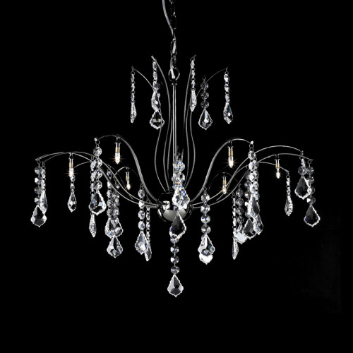 люстра md61005-8a от illuminati прозрачная/ хром в Калининграде