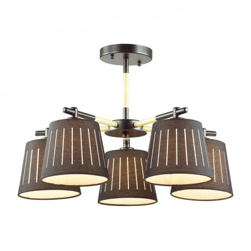 потолочная люстра odeon light nicola 4110/5 черная в Калининграде
