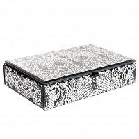 шкатулка для украшений кобра серая 23x15x5 см в Калининграде