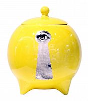 декоративная ваза с крышкой пьеро форназетти la chiave yellow в Калининграде
