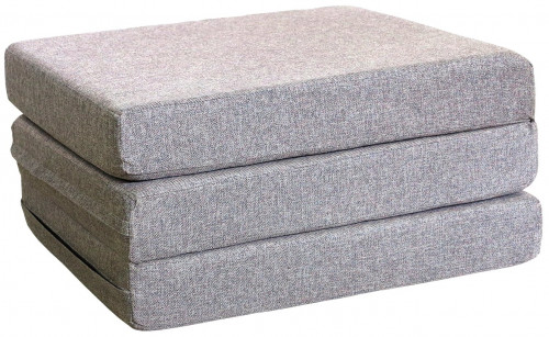 пуф шарм-дизайн матрас мобильный шаг 120 мальта серая в Калининграде