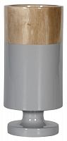 ваза настольная rustic chic tube wood grey в Калининграде