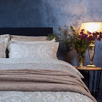 комплект постельного белья decoflux сатин семейный victoria ivory в Калининграде