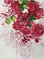 картина маслом дивные цветы 90*120 см. в Калининграде