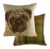 подушка с принтом waggydogs pug в Калининграде