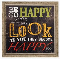 постер в раме be so happy в Калининграде
