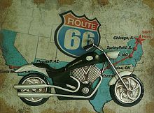 декоративное настенное панно motorcycle story в Калининграде
