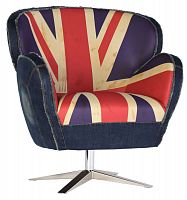 кресло aizek uk flag красное-синее в Калининграде