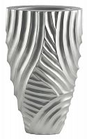 ваза с объемным рельефом 52 см frost pattern серебро в Калининграде