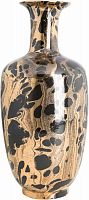 ваза керамическая классическая с высоким горлышком и рисунком 39 см leopard бежевая в Калининграде