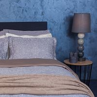 комплект постельного белья decoflux сатин 1.5 спальный versaille grey в Калининграде