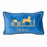 декоративная подушка old paris голубой в Калининграде