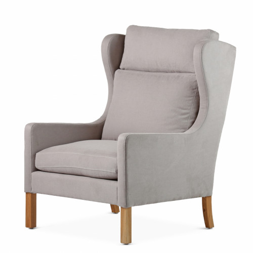 кресло wingback серый в Калининграде