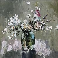 картина маслом красивые цветы fiori в Калининграде