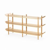 стеллаж bentwood двойной светло-коричневый в Калининграде