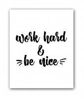 постер be nice а3 в Калининграде
