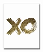 постер xo золотой a3 в Калининграде