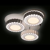потолочная светодиодная люстра ambrella light orbital high-tech fh12/3 wh 96w d500 в Калининграде