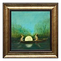 картина в раме "спящая луна" в Калининграде
