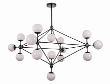 люстра modo 15 black+white черная, белые плафоны в Калининграде