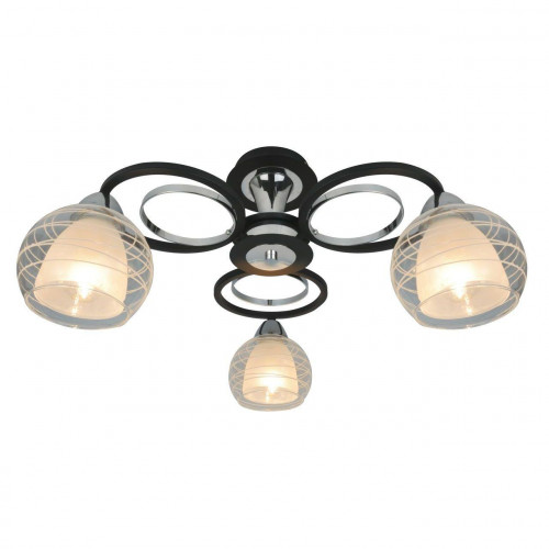 потолочная люстра arte lamp ginevra a1604pl-3bk в Калининграде
