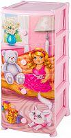 комод 4-х секционный 40х48х95 см violet кукла в Калининграде