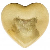 фигурка сердечко 7,6х7,1х4,6 золотое в Калининграде