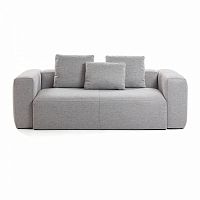 диван blok sofa 2 светло-серый от la forma (ex julia grup) в Калининграде