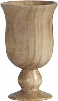 ваза кубок деревянная 13,5х18 см goblet в Калининграде