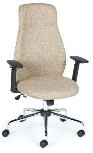 кресло для руководителя norden chairs милан, обивка: текстиль, цвет: ткань светло-бежевая в Калининграде