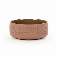 тарелка tactile диаметр 15 коричневый в Калининграде