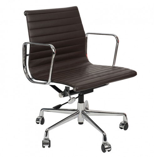 кресло eames style кофейная кожа в Калининграде