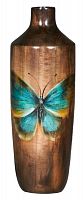 ваза настольная fresco turquoise butterfly в Калининграде