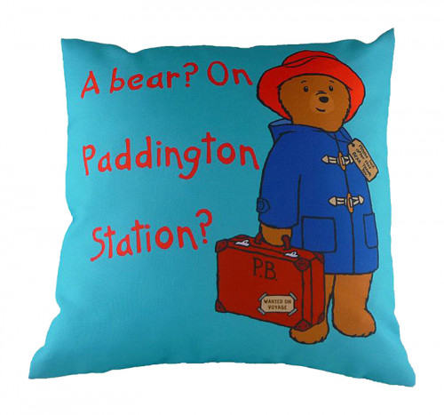 подушка с принтом paddington bear blue в Калининграде