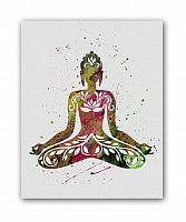 постер yoga а4 в Калининграде