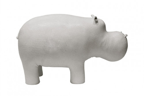 банкетка пуф бегемот белый в Калининграде