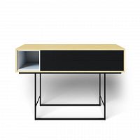 консоль черная с ящиками на металлических ножках quadro new в Калининграде