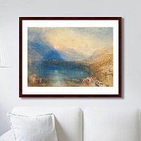 картина: the lake of zug, 1842г. в Калининграде