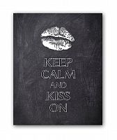 постер keep calm and kiss а3 в Калининграде
