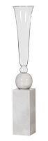 ваза настольная crystal circle white small в Калининграде